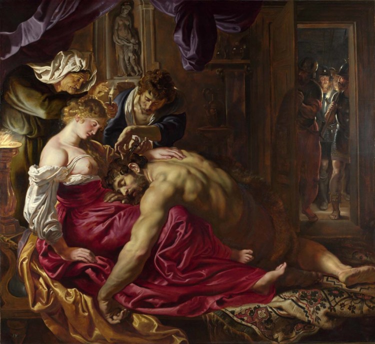 Samson and Delilhah, 1609, by Peter Paul Rubens. National Gallery, London.