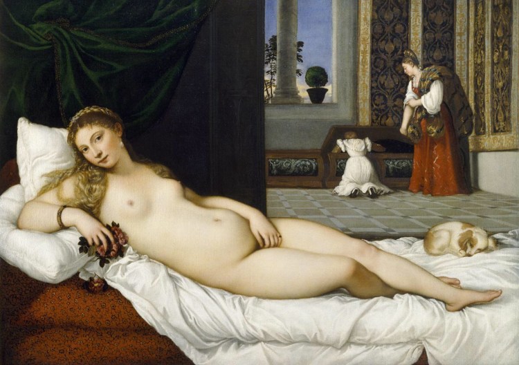The Venus of Urbino, by Titian, 1538