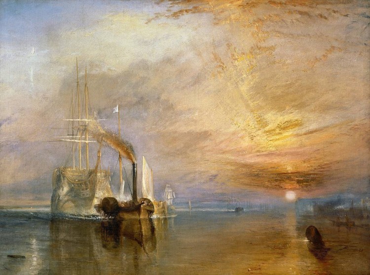 Turner’s The Fighting Temeraire, 1838.