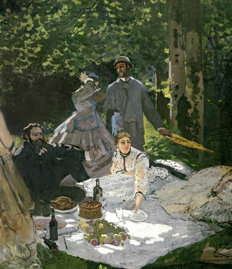 Dejeuner sur l'Herbe, Chailly by Monet, Claude. 1865