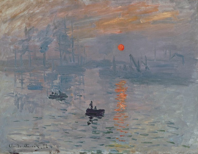 Impression, soleil levant (Impression: Sunrise) by Monet, Claude. 1872